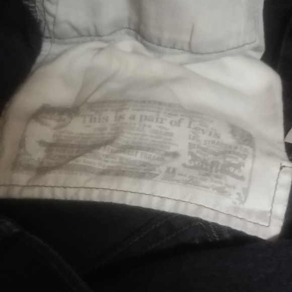 Levis 501 Button Fly Black Jeans W38 L32 - Picture 5 of 6